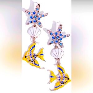 🧜🏻‍♀️🐠🧜 BEACH PLEASE❗️ “UNDER THE REEF” MULTI EARRINGS ~ PAPARAZZI❗️🧜🏻‍♀️🐠🧜